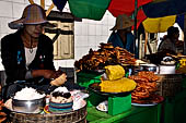 Myanmar - Kyaikhtiyo, the village of restaurants, souvenir shops and guesthouses. 